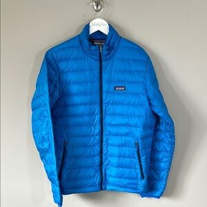 PATAGONIA Down Sweater Jacket Mens Lightweight Windproof Outdoor Travel Sz M